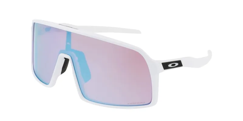 Oakley Sutro Polished White PRIZM Snow Sapphire Lens Sunglasses